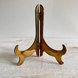 Vintage Brass Easel - Vintage Brass Decorative Stand